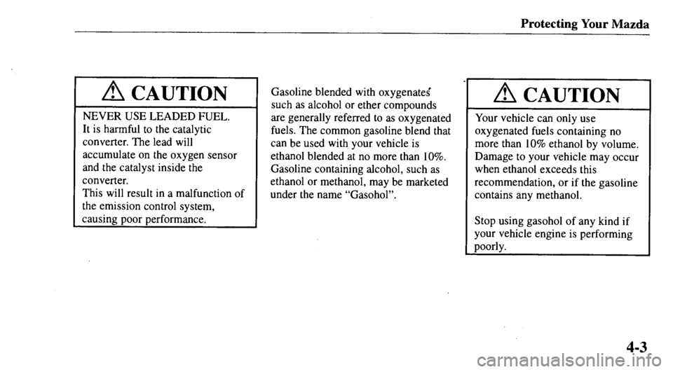 MAZDA MODEL 626 2000 Owners Manual MAZDA MODEL 626 2000 Owners Manual