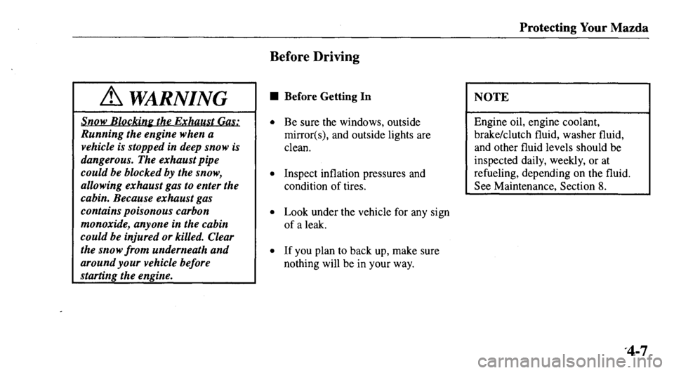 MAZDA MODEL 626 2000 Owners Manual MAZDA MODEL 626 2000 Owners Manual