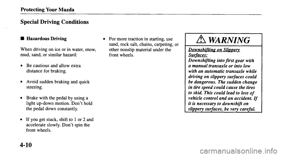 MAZDA MODEL 626 2000 Owners Manual MAZDA MODEL 626 2000 Owners Manual
