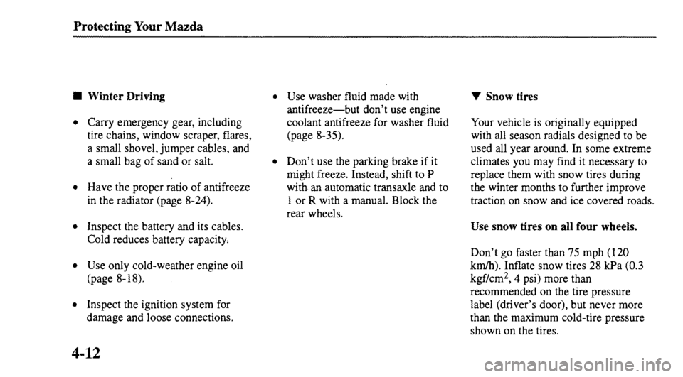 MAZDA MODEL 626 2000 Owners Manual MAZDA MODEL 626 2000 Owners Manual