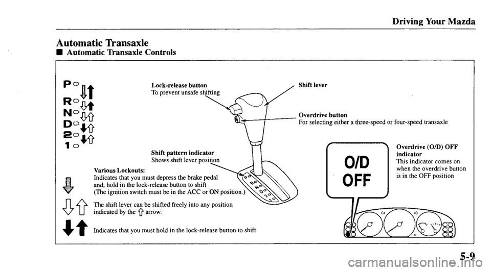 MAZDA MODEL 626 2000 Owners Manual MAZDA MODEL 626 2000 Owners Manual
