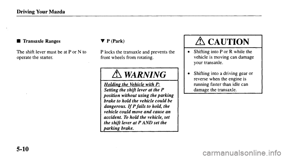 MAZDA MODEL 626 2000 Owners Manual MAZDA MODEL 626 2000 Owners Manual