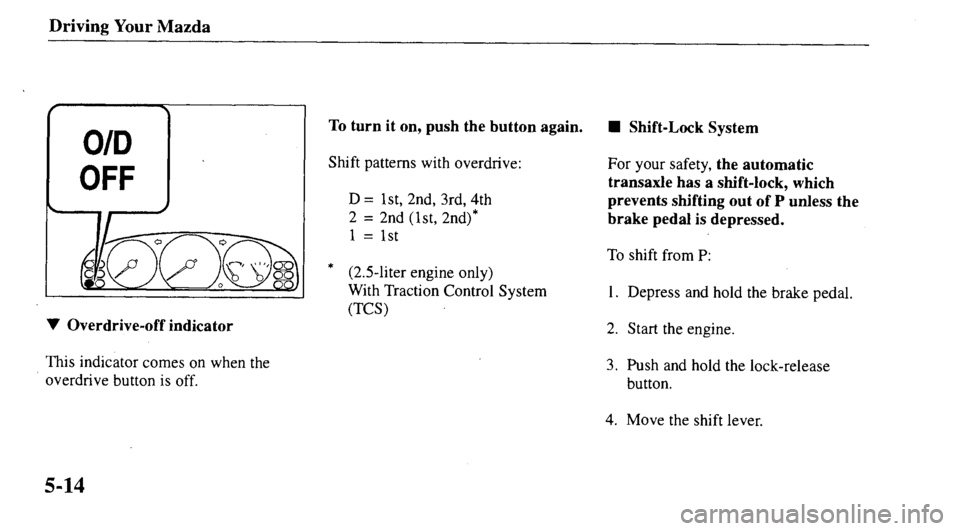 MAZDA MODEL 626 2000 Owners Manual MAZDA MODEL 626 2000 Owners Manual