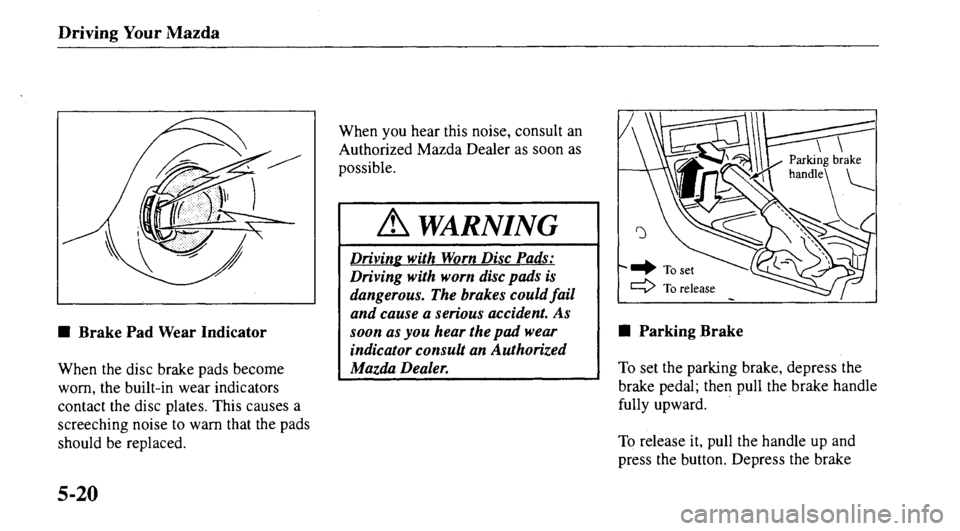 MAZDA MODEL 626 2000  Owners Manual 