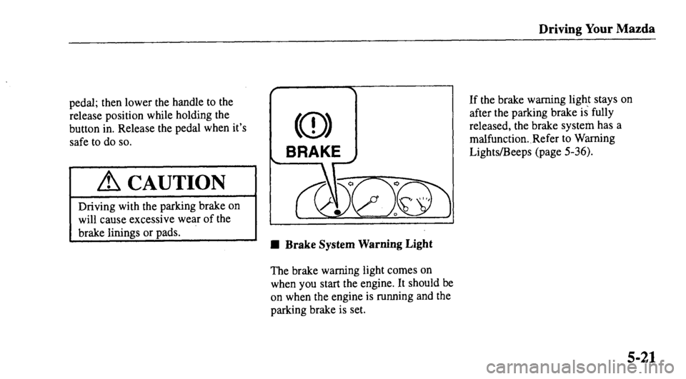 MAZDA MODEL 626 2000  Owners Manual 