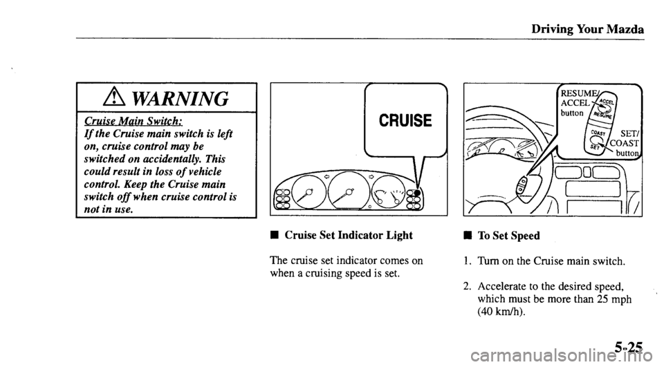 MAZDA MODEL 626 2000  Owners Manual 