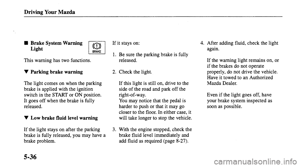 MAZDA MODEL 626 2000 Owners Manual MAZDA MODEL 626 2000 Owners Manual
