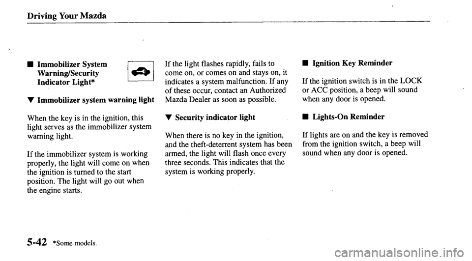 MAZDA MODEL 626 2000  Owners Manual 