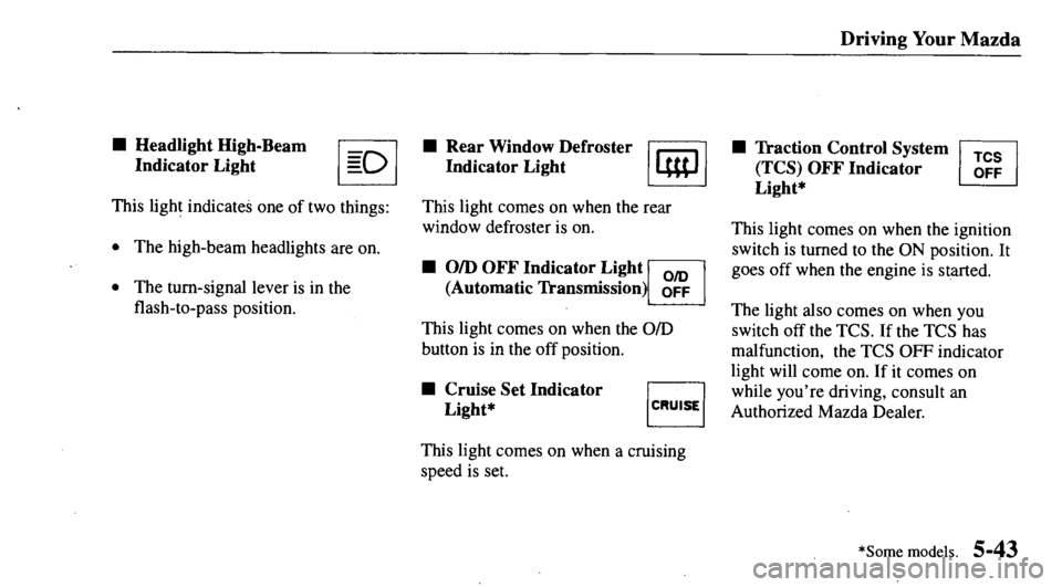 MAZDA MODEL 626 2000  Owners Manual 
