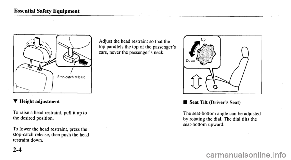 MAZDA MODEL 626 2000 User Guide 