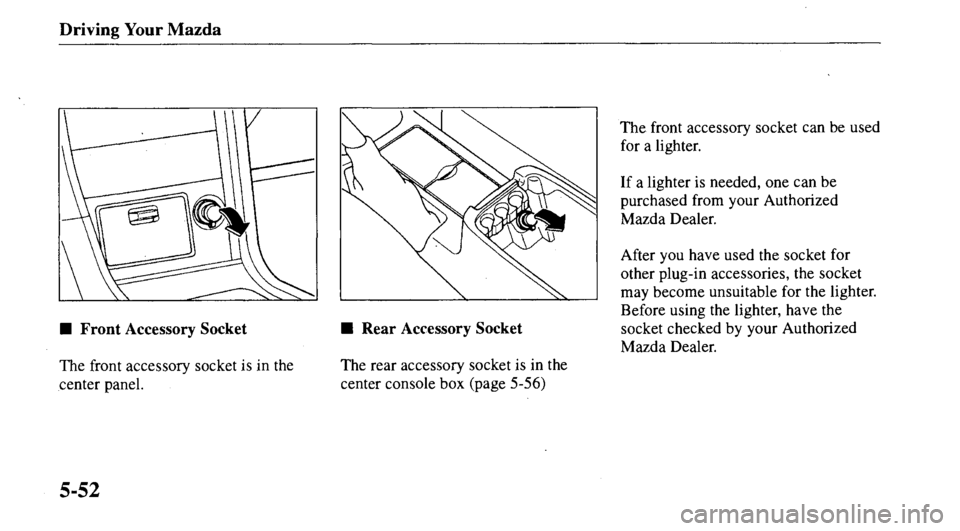 MAZDA MODEL 626 2000  Owners Manual 