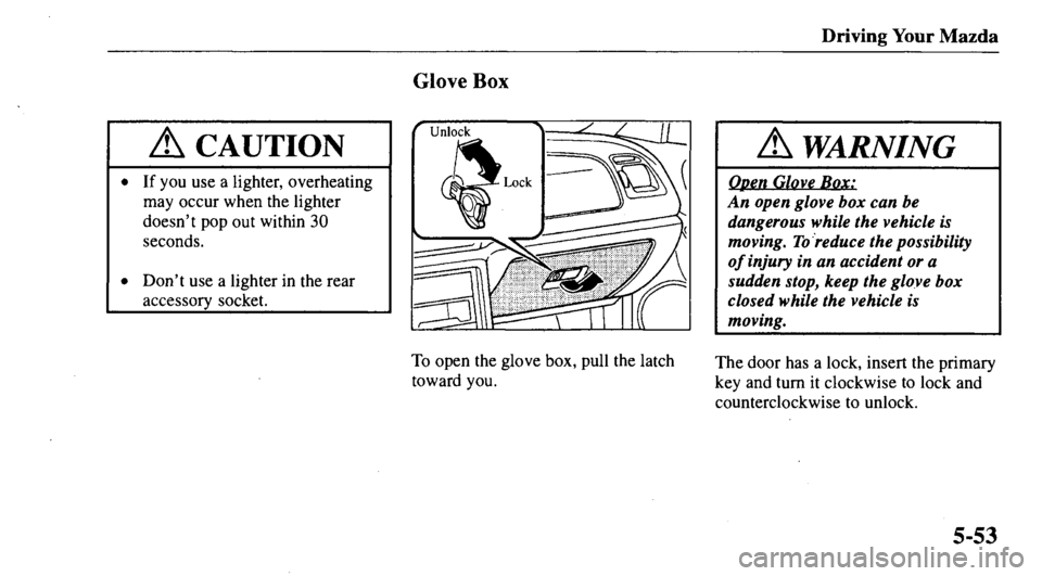 MAZDA MODEL 626 2000  Owners Manual 