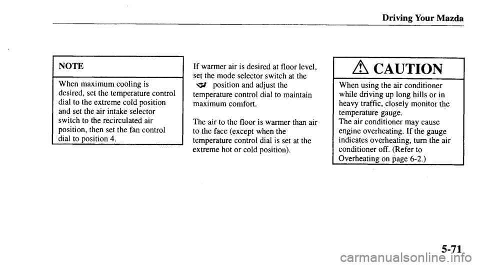 MAZDA MODEL 626 2000  Owners Manual 