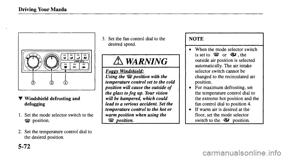 MAZDA MODEL 626 2000  Owners Manual 
