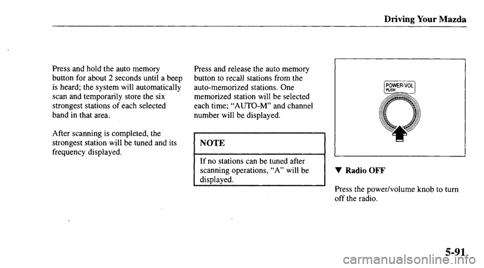 MAZDA MODEL 626 2000  Owners Manual 