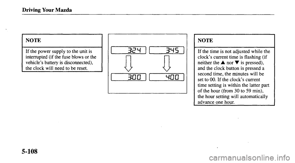 MAZDA MODEL 626 2000  Owners Manual 