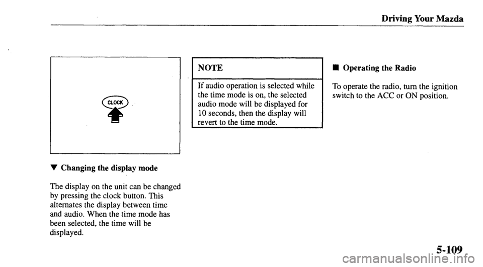 MAZDA MODEL 626 2000 Owners Manual MAZDA MODEL 626 2000 Owners Manual