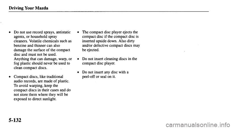 MAZDA MODEL 626 2000  Owners Manual 