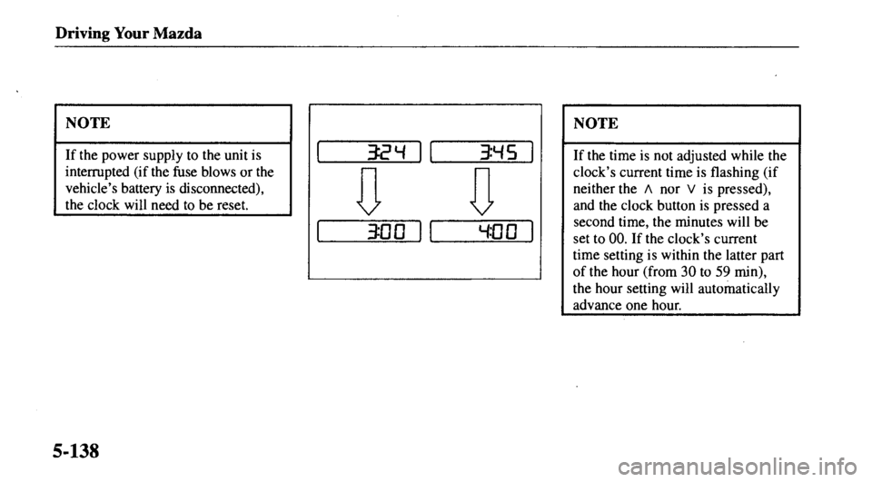 MAZDA MODEL 626 2000  Owners Manual 