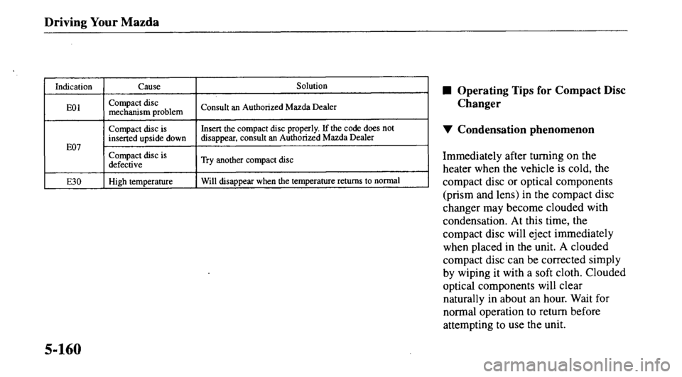 MAZDA MODEL 626 2000 Owners Manual MAZDA MODEL 626 2000 Owners Manual