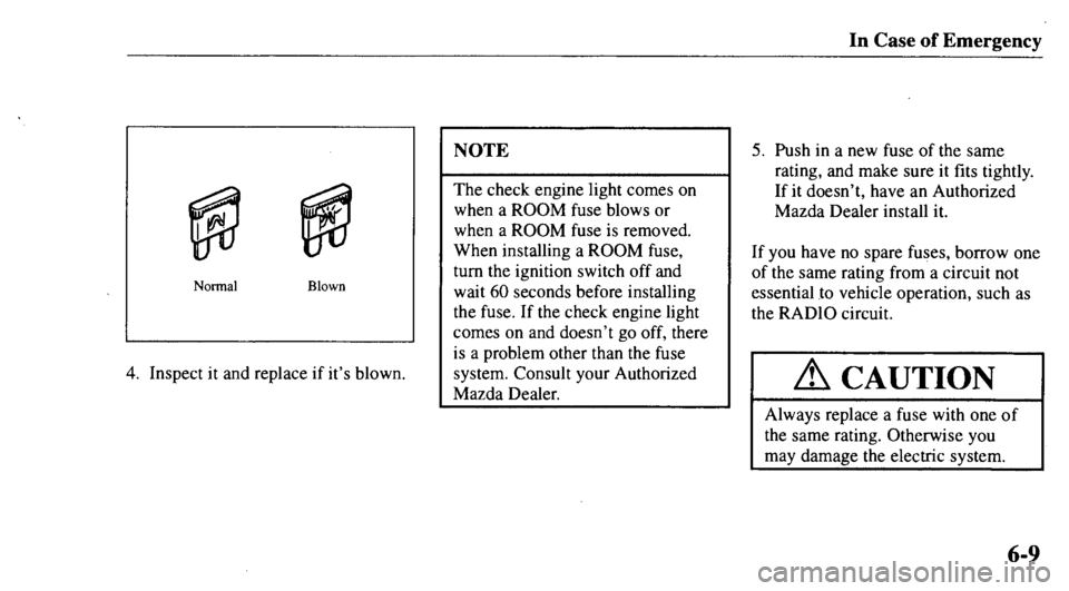 MAZDA MODEL 626 2000 Owners Manual MAZDA MODEL 626 2000 Owners Manual