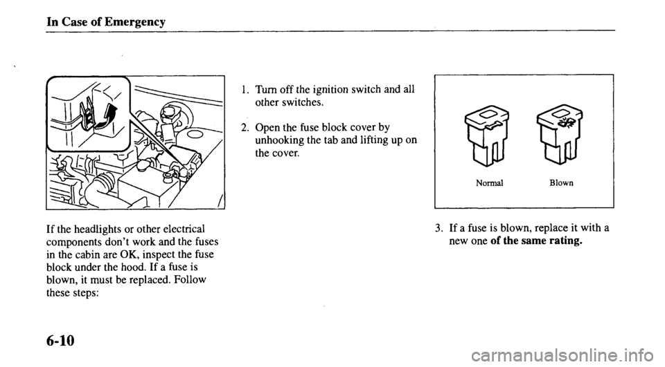 MAZDA MODEL 626 2000 Owners Manual MAZDA MODEL 626 2000 Owners Manual