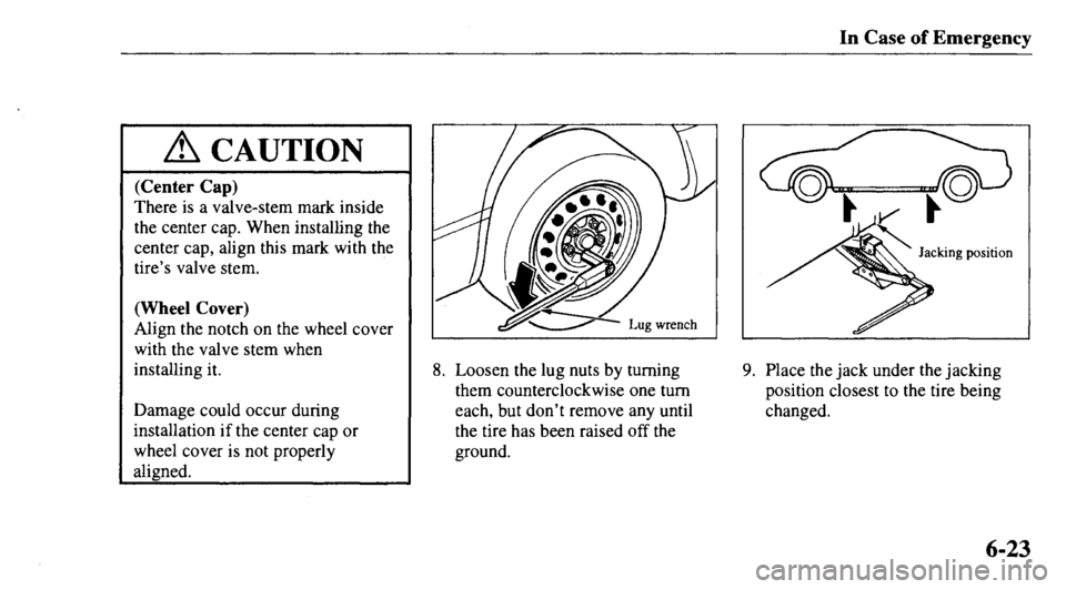 MAZDA MODEL 626 2000 Owners Manual MAZDA MODEL 626 2000 Owners Manual