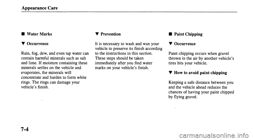MAZDA MODEL 626 2000 Owners Manual MAZDA MODEL 626 2000 Owners Manual