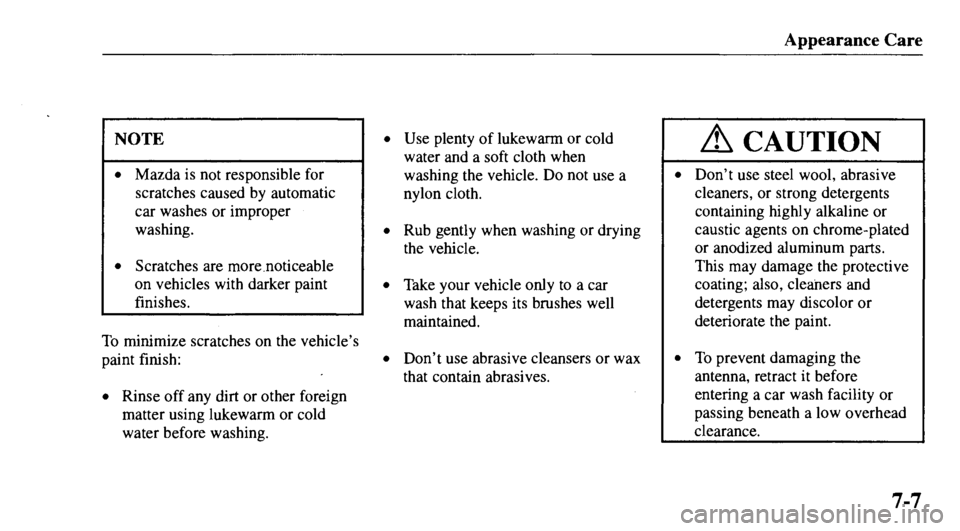 MAZDA MODEL 626 2000 Owners Manual MAZDA MODEL 626 2000 Owners Manual