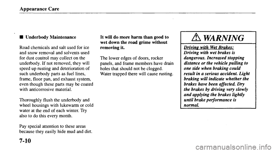 MAZDA MODEL 626 2000 Owners Manual MAZDA MODEL 626 2000 Owners Manual