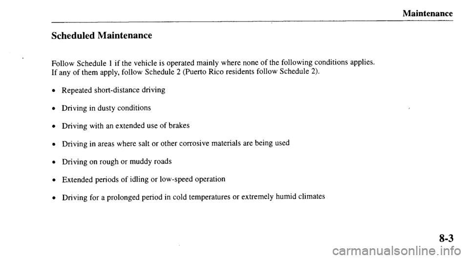 MAZDA MODEL 626 2000 Owners Manual MAZDA MODEL 626 2000 Owners Manual