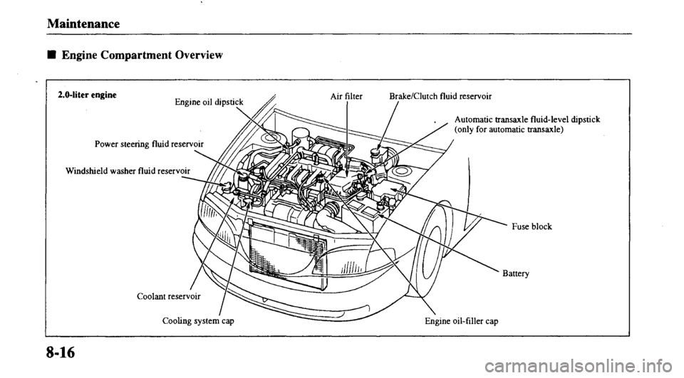 MAZDA MODEL 626 2000  Owners Manual 