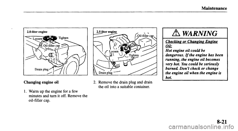 MAZDA MODEL 626 2000  Owners Manual 