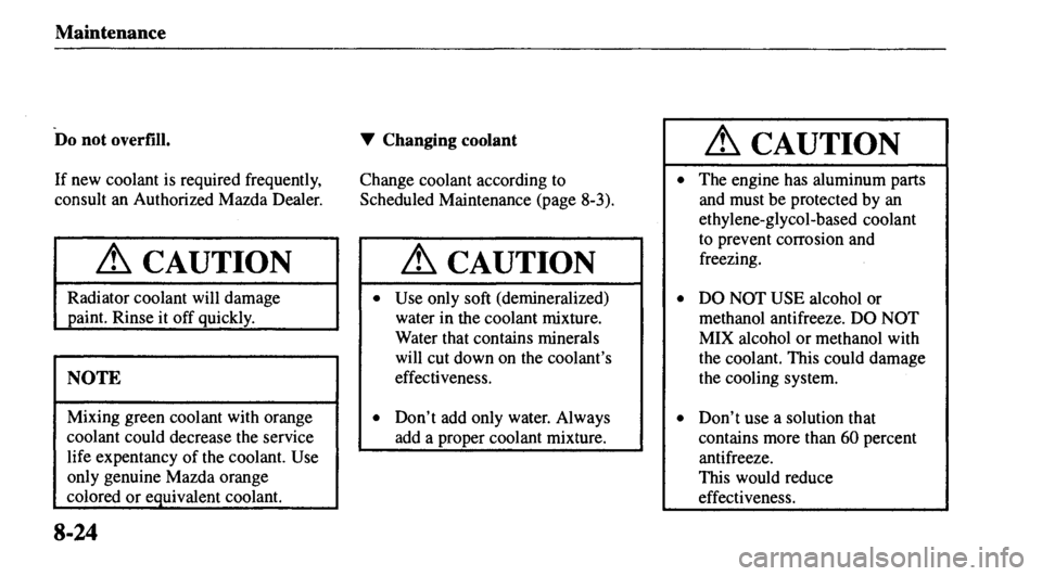 MAZDA MODEL 626 2000  Owners Manual 