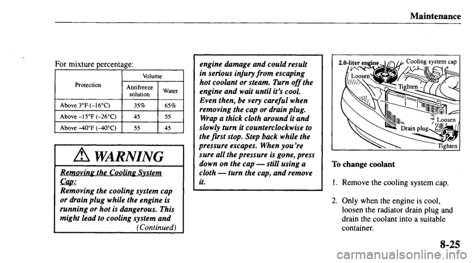 MAZDA MODEL 626 2000  Owners Manual 