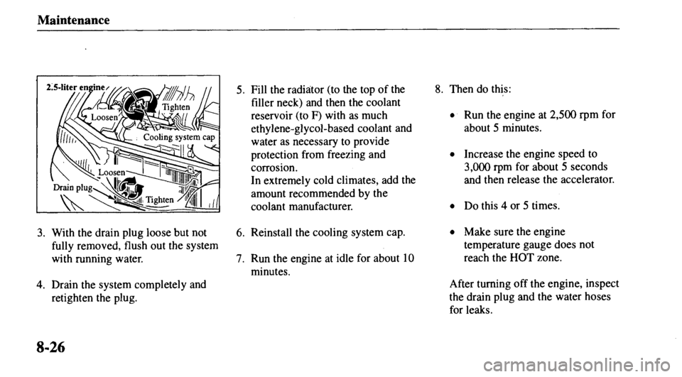MAZDA MODEL 626 2000  Owners Manual 