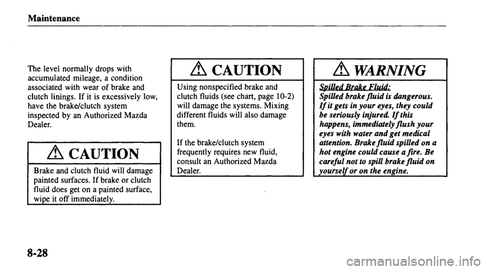 MAZDA MODEL 626 2000  Owners Manual 