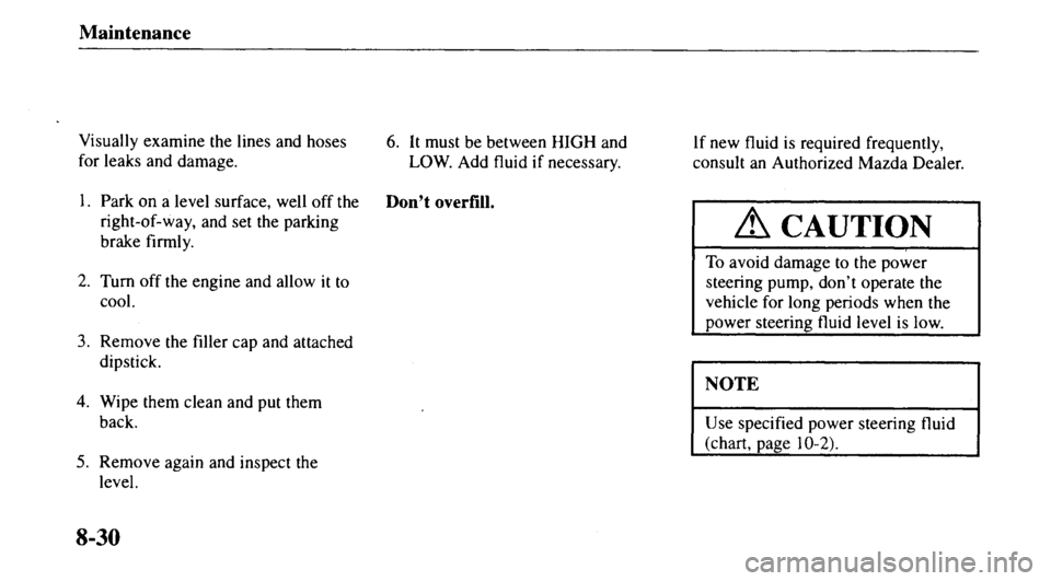 MAZDA MODEL 626 2000  Owners Manual 