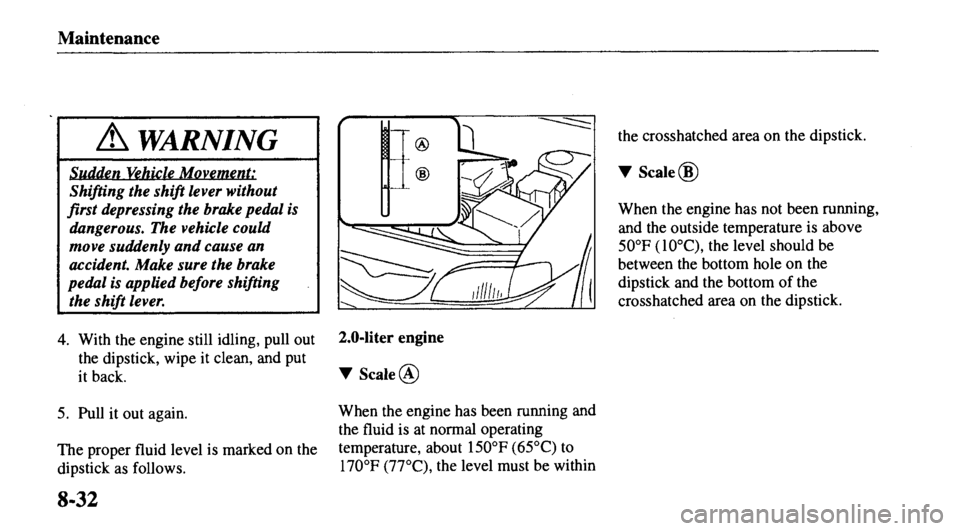 MAZDA MODEL 626 2000  Owners Manual 