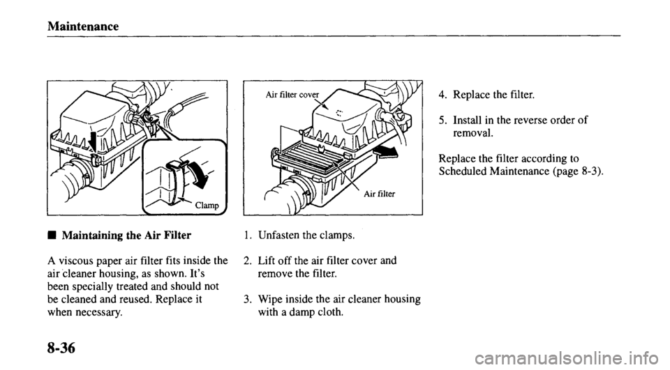 MAZDA MODEL 626 2000  Owners Manual 