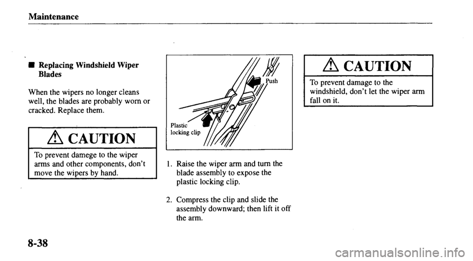 MAZDA MODEL 626 2000  Owners Manual 