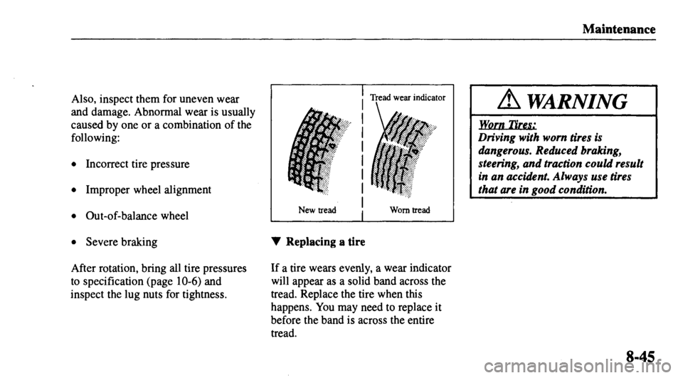 MAZDA MODEL 626 2000  Owners Manual 