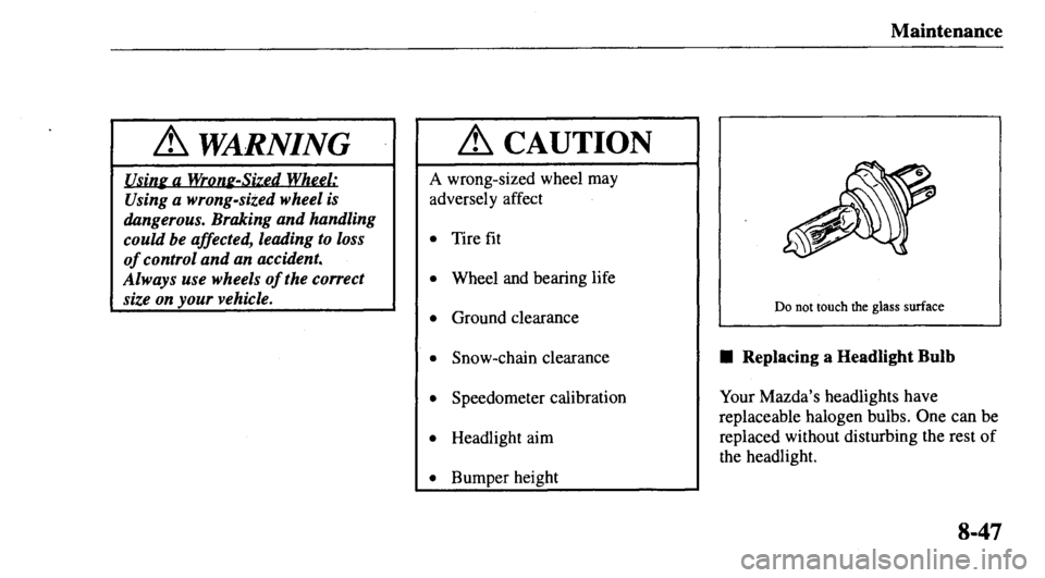 MAZDA MODEL 626 2000  Owners Manual 
