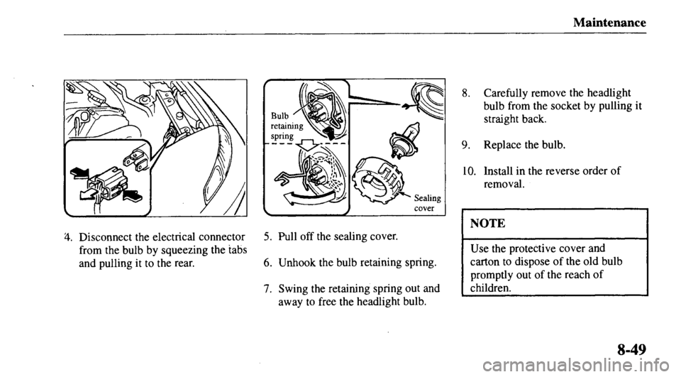 MAZDA MODEL 626 2000  Owners Manual 