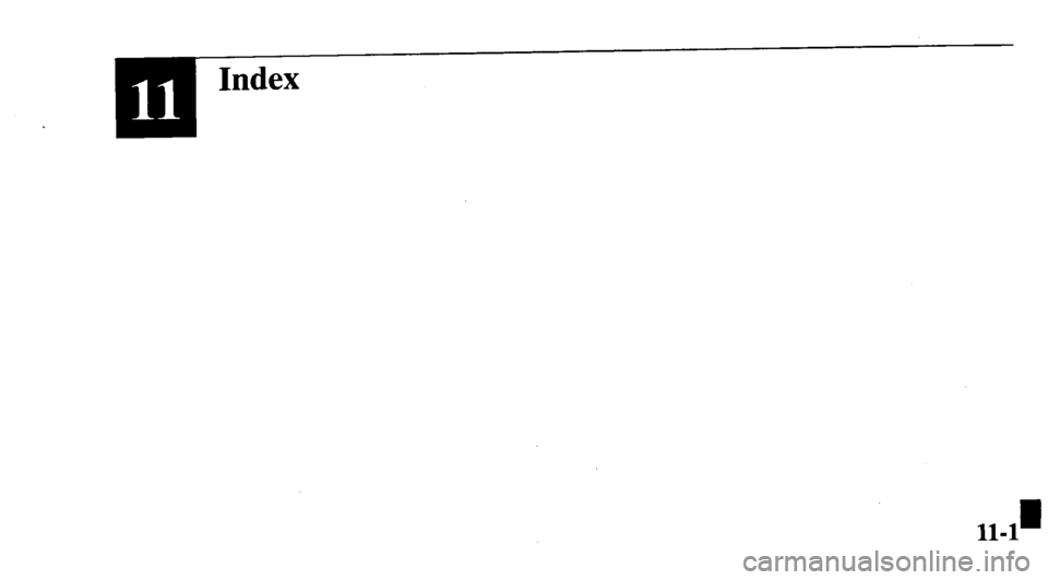 MAZDA MODEL 626 2000 Owners Manual MAZDA MODEL 626 2000 Owners Manual