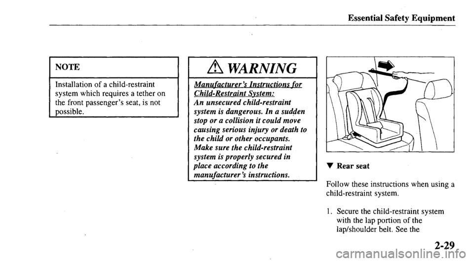 MAZDA MODEL 626 2000 Service Manual 
