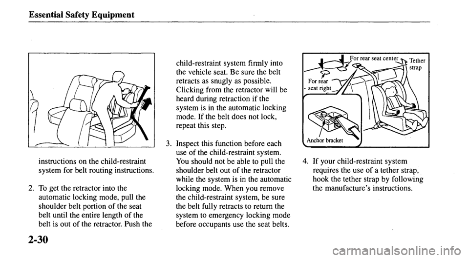 MAZDA MODEL 626 2000 Service Manual 