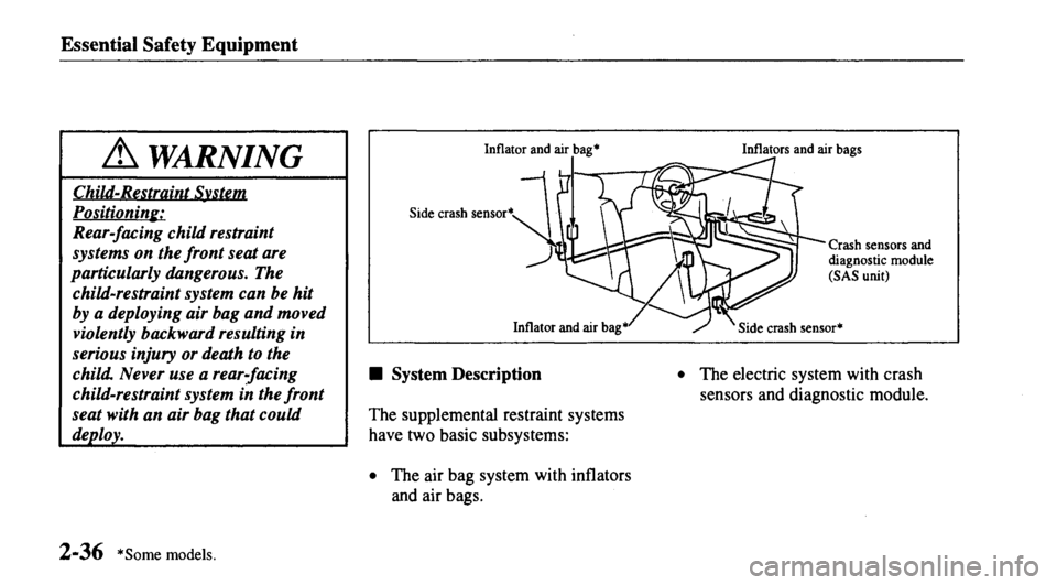 MAZDA MODEL 626 2000 Service Manual 
