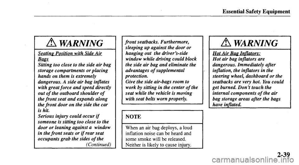 MAZDA MODEL 626 2000 Workshop Manual MAZDA MODEL 626 2000 Workshop Manual