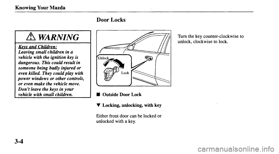 MAZDA MODEL 626 2000 Repair Manual 